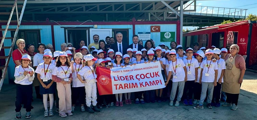 LİDER ÇOCUK TARIM KAMPI ETKİNLİĞİ DÜZENLENDİ